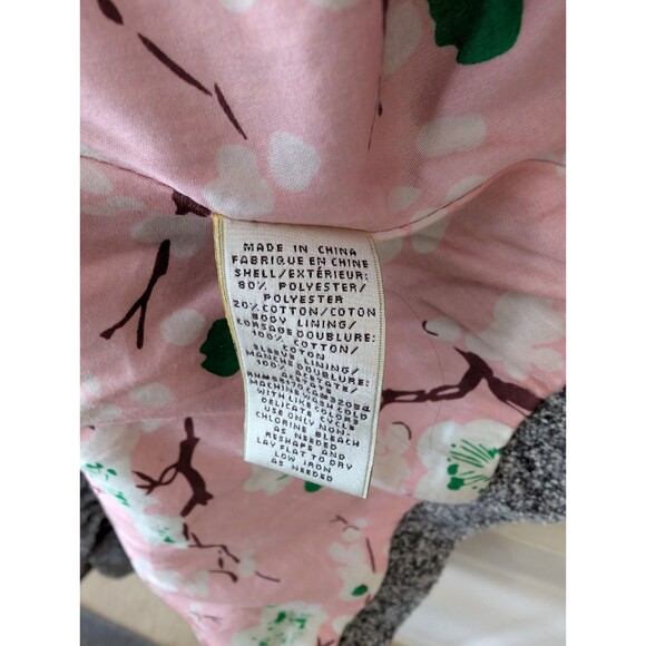 Anthropologie Elevenses Zip Jacket Blazer Size 12, Tweed-look, Coquette, EUC - Picture 10 of 10